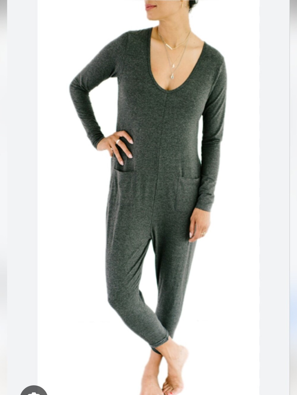 SMASH + TESS I M The Wednesday Romper I dark grey